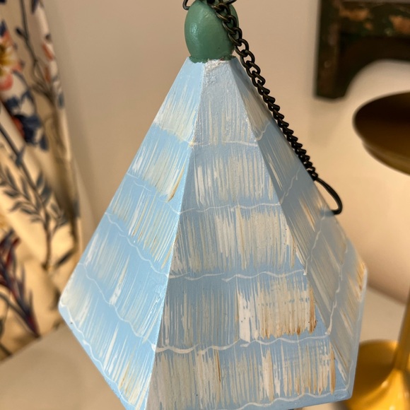 Kathy Hatch Wood Butterfly House Dessert & Tea Garden Hand Painted 1996 Vintage - Picture 6 of 11